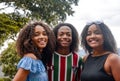 A group of brazilian teens smiling in the neighborhood of Santa Teresa