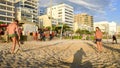 Futevolei on the beach in Ipanema, Rio de Janeiro, Brazil Royalty Free Stock Photo