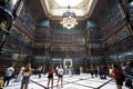 RIO DE JANEIRO, BRAZIL - JUNE 22, 2023: Royal Portuguese Cabinet of Reading is a library and lusophone cultural institution in Rio