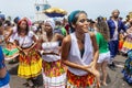 RIO DE JANEIRO, BRAZIL - Mar 03, 2014: Carnival in the streets of Ipanema boulevard