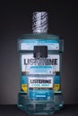 RIO DE JANEIRO, BRAZIL - Mar 21, 2020: Small and large bottle of Listerine
