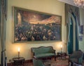 Room with the panting of the last ball of the brazilian Empire at Fiscal Island - Ilha Fiscal Palace - Rio de Janeiro, Brazil