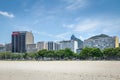 Botafogo skyline with Corcovado mountain and Christ on background - Rio de Janeiro, Brazil Royalty Free Stock Photo