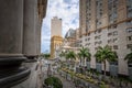 Downtown Rio de Janeiro view from Rio de Janeiro Municipal Theatre - Rio de Janeiro, Brazil