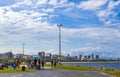 Flamengo Beach panorama view and cityscape Rio de Janeiro Brazil