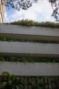 Rio de Janeiro, Brazil, South America, palace, vertical forest, plants, green, sustainable architecture Royalty Free Stock Photo