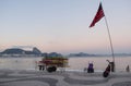 Rio de Janeiro, Brazil, skyline, Ipanema beach, sunset, Atlantic Ocean, surfing, surfboards