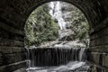 Rio De Janeiro Waterfall in Tijuca Forest Royalty Free Stock Photo