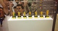 Rio de Janeiro, Brazil - 11.01.2014 - World cup trophies on display at Maracana stadium museum. Sports