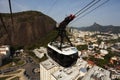 Rio de Janeiro - cable car Royalty Free Stock Photo