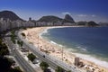 Rio de Janeiro - Copacabana Beach - Brazil Royalty Free Stock Photo