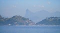 Rio de Janeiro with the Corcovado Jesus Statue in the Background, Brazil. Royalty Free Stock Photo