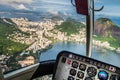 Rio de Janeiro helikopter flight Royalty Free Stock Photo