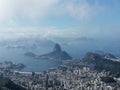 Rio de Janeiro landscape - view from Corcovado Royalty Free Stock Photo