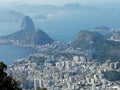 Rio de Janeiro landscape - view from Corcovado Royalty Free Stock Photo