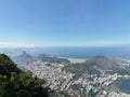 Rio de Janeiro landscape - view from Corcovado Royalty Free Stock Photo