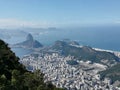 Rio de Janeiro landscape - view from Corcovado Royalty Free Stock Photo