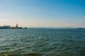 RIO DE JANEIRO: Little castle on a small Fiscal island in Guanabara Bay stands out in the landscape and is an attraction Royalty Free Stock Photo