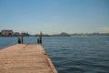 RIO DE JANEIRO: Little castle on a small Fiscal island in Guanabara Bay stands out in the landscape and is an attraction open to Royalty Free Stock Photo