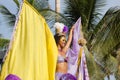 RIO DE JANEIRO, RJ /BRAZIL - January 30, 2016: World's famous carnival in Rio de Janeiro, samba school parading in Royalty Free Stock Photo