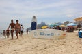 Rio de Janeiro's beaches are crowded on the eve of the Carnival