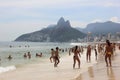 Rio de Janeiro's beaches are crowded on the eve of the Carnival