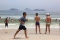 Rio de Janeiro's beaches are crowded on the eve of the Carnival