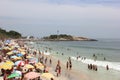 Rio de Janeiro's beaches are crowded on the eve of the Carnival