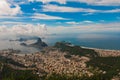 Rio de Janeiro, Sugar Loaf, Brazil: Mountain resembling inverted funnel behind Urca hill. Tourist site in the former capital of