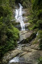 Rio De Janeiro Waterfall in Tijuca Forest Royalty Free Stock Photo