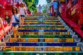 RIO DE JANERIO, BRAZIL - Dec 01, 2015: The Colourful Streets of Rio de Janeiro