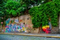 RIO DE JANERIO, BRAZIL - Dec 01, 2015: The Colourful Streets of Rio de Janeiro