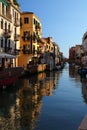 Rio de San Vio in Venice, Italy Royalty Free Stock Photo