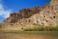 The Rio Grande devides Mexico and USA. Royalty Free Stock Photo