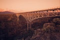 Rio Grande Gorge Bridge Royalty Free Stock Photo