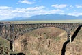 Rio Grande Gorge Bridge Royalty Free Stock Photo