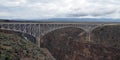 Rio Grande Gorge Bridge, locally known as the Gorge Bridge Royalty Free Stock Photo