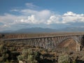 Rio Grande Gorge Bridge Royalty Free Stock Photo