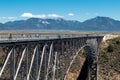 Rio Grande Gorge Bridge, near Taos, New Mexico Royalty Free Stock Photo