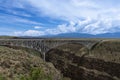 The Rio Grande Gorge Bridge near Taos, New Mexico, USA Royalty Free Stock Photo