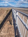 Rio Grande Gorge Bridge in New Mexico Royalty Free Stock Photo