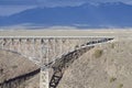 The Rio Grande gorge, New Mexico Royalty Free Stock Photo