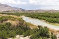 Rio Grande natural border, Texas Royalty Free Stock Photo