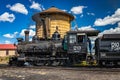 Rio Grande Southern 20 Steam Locomotive at Antonito Colorado Royalty Free Stock Photo