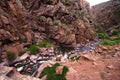 Rio Guadalupe near the Gilman Tunnels in New Mexico Royalty Free Stock Photo