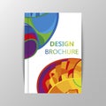 Rio 2016 Olympics brochures with abstract background. Royalty Free Stock Photo