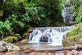 Rio Tigre waterfall in the jungle of Oxapampa in Peru