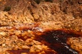 The Rio Tinto (red river) Royalty Free Stock Photo