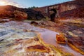 Rio Tinto river in Spain. Royalty Free Stock Photo