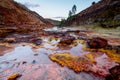Rio Tinto river in Spain. Royalty Free Stock Photo